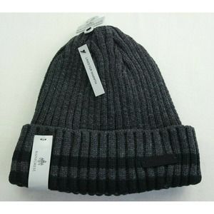 Rainforest Mens Beanie Hat Charcoal Black One Size